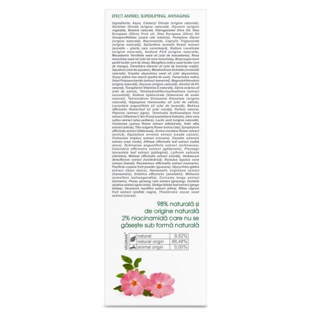 Crema antirid superlifting pentru ten uscat, 45 ml, Vivanatura 710074