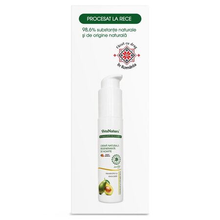 Crema regeneranta de noapte, 45 ml, Vivanatura 710117