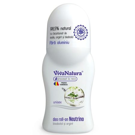 Deo roll-on natural unisex Neutrino, 50 ml, Vivanatura