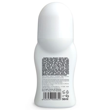 Deo roll-on natural unisex Neutrino, 50 ml, Vivanatura 710148