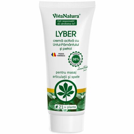 Crema activa cu Untul-Pamantului si petrol Lyber, 75 ml, Vivanatura