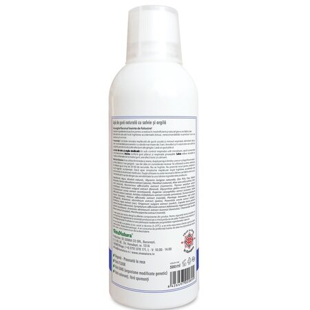 Apa de gura cu salvie si argila, 500 ml, Vivanatura 710158