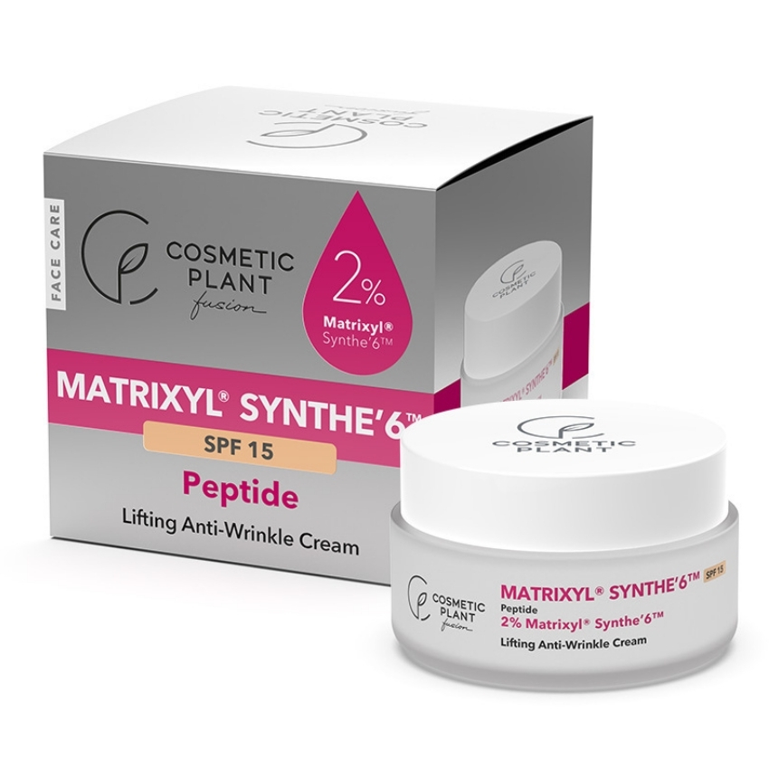 Crema antirid cu efect de lifting si factor de protectie SPF 15 Face Care, 50 ml, Cosmetic Plant