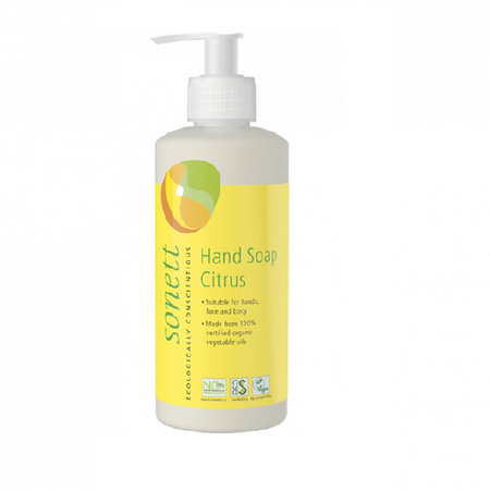 Sapun bio lichid Masline-Cocos-Citrus, 300 ml, Sonett