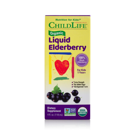 Supliment imunitate copii Liquid Elderberry Childlife Essentials, 118 ml, Secom