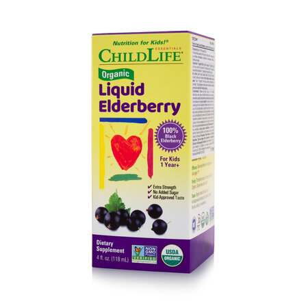 Supliment imunitate pentru copii Liquid Elderberry Childlife Essentials, 118 ml, Secom 727134