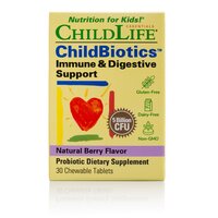 Probiotic pentru copii ChildBiotics Immune and Digestive Support Childlife Essentials, 30 tablete masticabile, Secom