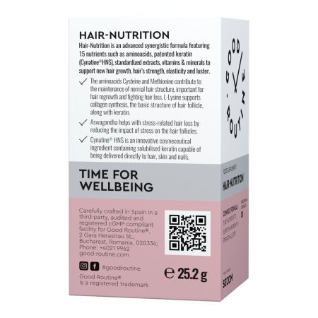 Hair Nutrition Good Routine, 30 capsule vegetale, Secom 711522