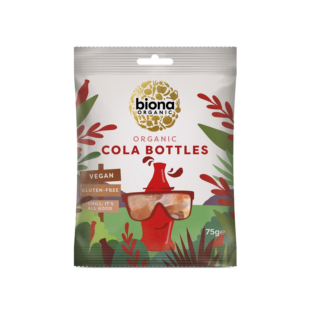 Jeleuri cool cola bio, fara gluten, 75 g, Biona