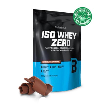 Pudra proteica Iso Whey Zero Chocolate, 500 g, BioTech USA