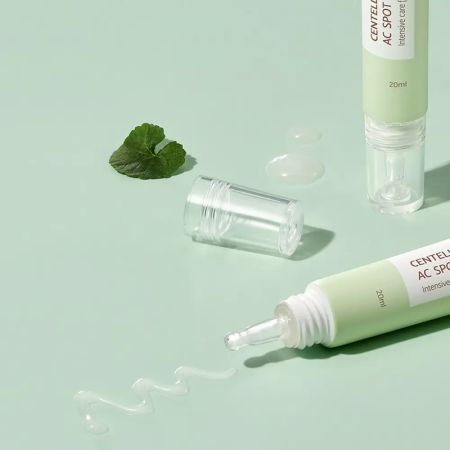 Crema-gel pentru tenul cu tendinta acneica si imperfectiuni AC Spot Centella Calming, 20 ml, Iunik 662202