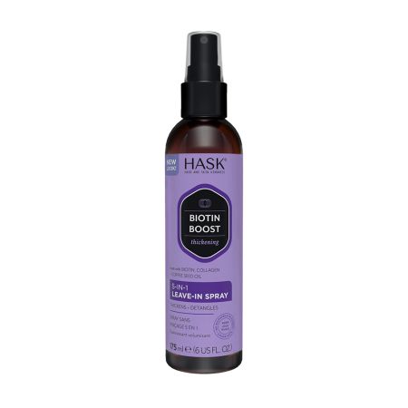 Spray leave-in 5 in 1 pentru volum si descurcarea parului Biotin Boost, 175 ml, Hask