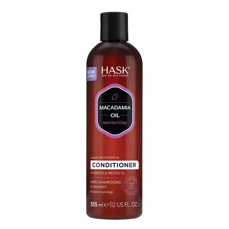 Balsam pentru hidratare si protectie cu ulei de macadamia, 355 ml, Hask