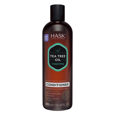Balsam tonifiant cu ulei din arbore de ceai Tea Tree Oil, 355 ml, Hask