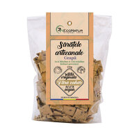 Saratele artizanale vegane cu ceapa si in, 150 g, Econatur