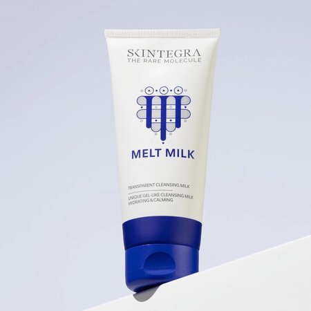 Lapte de curatare cu ovaz hidrolizat si fermente prebiotice Melt Milk Transparent, 200 ml, Skintegra 716865