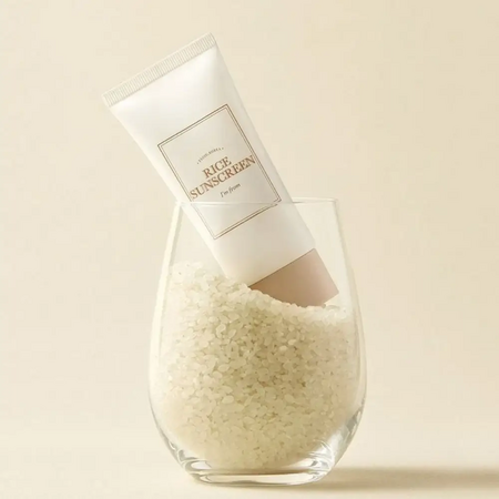 Crema de fata cu protectie solara SPF 50+ PA++++ si extract de orez Rice Sunscreen, 50 ml, I'm From 660875