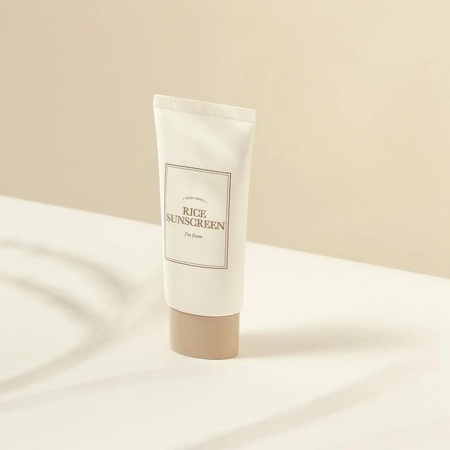 Crema de fata cu protectie solara SPF 50+ PA++++ si extract de orez Rice Sunscreen, 50 ml, I'm From 660876