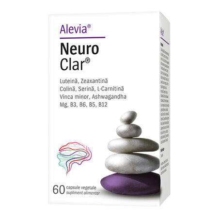 Neuro Clar, 60 capsule vegetale, Alevia 704535