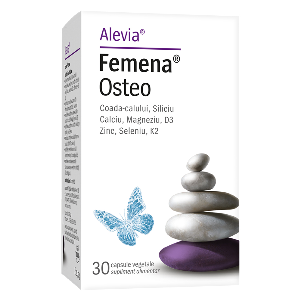 Femena Osteo, 30 capsule vegetale, Alevia
