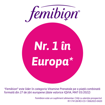 Femibion 2 sarcina si alaptare, 28 comprimate + 28 capsule, Dr.Reddys 569875