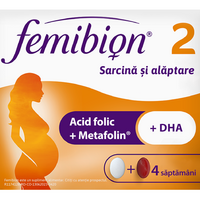 Femibion 2 sarcina si alaptare, 28 comprimate + 28 capsule, Dr.Reddys