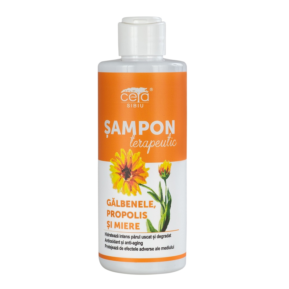 Sampon cu galbenele, propolis si miere, 200 ml, Ceta