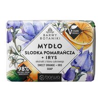 Sapun cu iris si portocale dulci Botaniki, 100g, Barwa