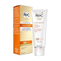Fluid anti-rid cu acid hialuronic SPF50 Soleil Protect, 50 ml, RoC