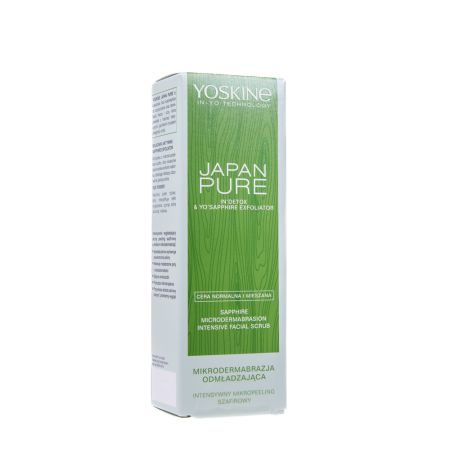 Exfoliant de safir pentru ten normal si mixt Japan Pure, 75 ml, Yoskine