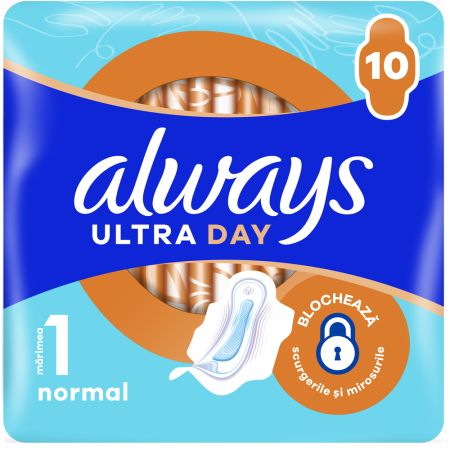 Absorbante Ultra Normal, Marimea 1, 10 bucati, Always