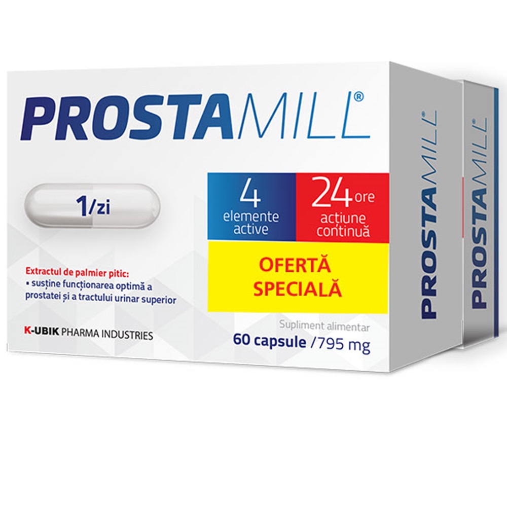 Prostamill, 60 capsule + 60 capsule, K-UBIK Pharma