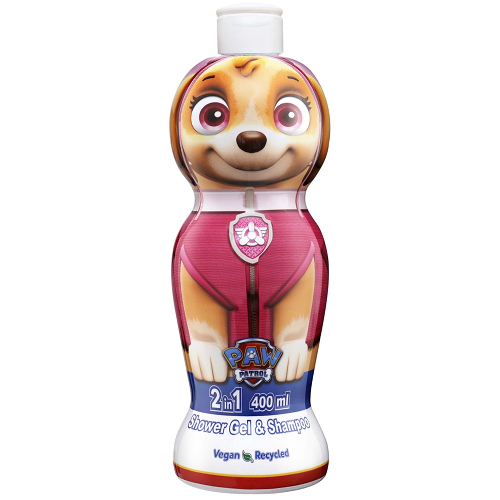 Sampon si gel de dus Paw Patrol Skye, 400 ml, Air Val