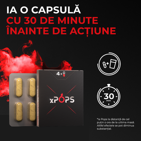 Capsule pentru potenta, 4 bucati, xPops 660458