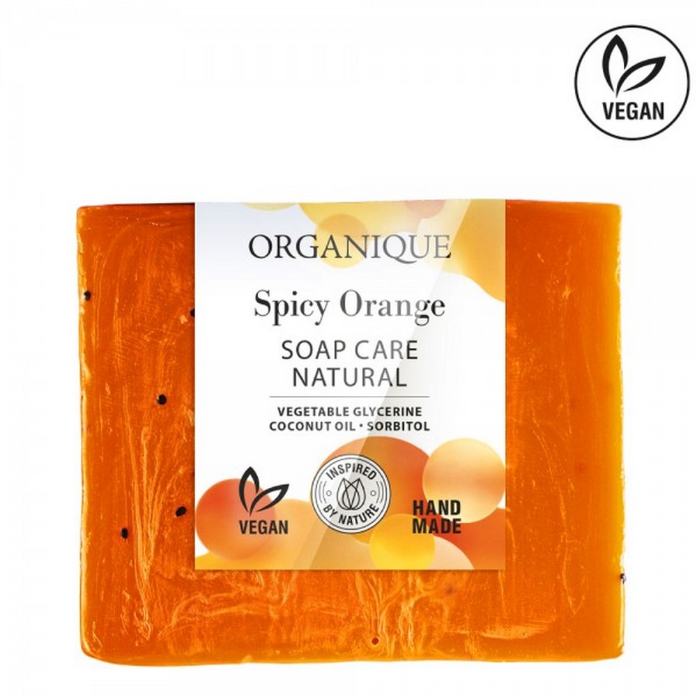 Sapun nutritiv cu portocale, scortisoara si ghimbir,, 100 g, Spicy Orange Organique