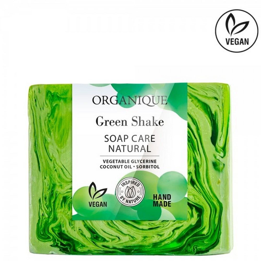 Sapun nutritiv cu ceai verde, frezie si crin Green Shake, 100 g, Organique