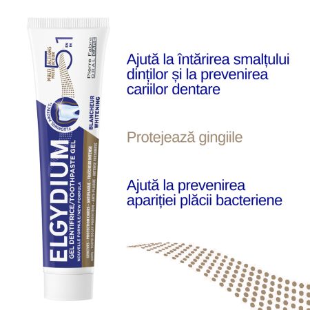 Pasta de dinti cu beneficii multiple 5 in 1 Multi Action, 75 ml, Elgydium 668815