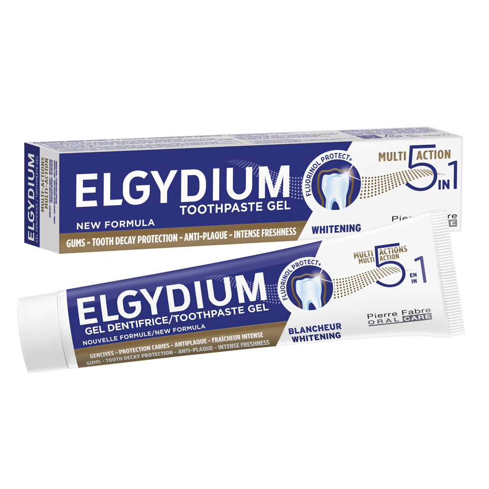Pasta de dinti cu beneficii multiple 5 in 1 Multi Action, 75 ml, Elgydium