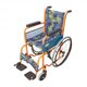Scaun cu rotile pentru copii, pliabil orange KY802-35, 1 bucata, Biogenetix 585695