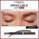 Creion pentru sprancene Nuanta 3.0 Brunette Infaillible 24H Brows Triangular, 1 ml, LOreal 585778