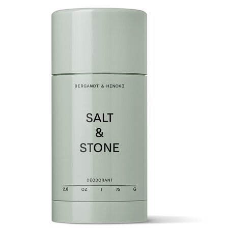 Deodorant natural cu Bergamot si Hinoki Extra Strength, 75 g, Salt & Stone