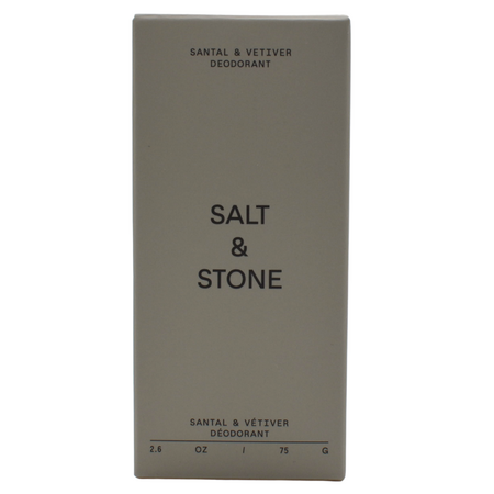 Deodorant cu santal si vetiver Extra Strength, 75 g, Salt & Stone 722251