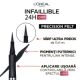 Tus lichid tip carioca Nuanta 01 Black Precision Felt Infaillible 24H Grip, 4 ml, LOreal 585804