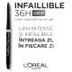 Creion de ochi tip gel, Intense Black Infaillible 36H Grip, 1.2 g, LOreal 585811