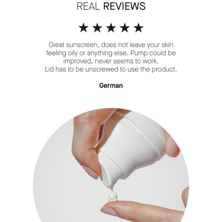 Crema de fata cu SPF50+ rezistenta la apa Lightweight Sunscreen, 100 ml, Transparent Lab 645858