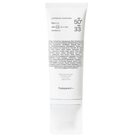 Crema de fata cu SPF50+ rezistenta la apa Lightweight Sunscreen, 100 ml, Transparent Lab