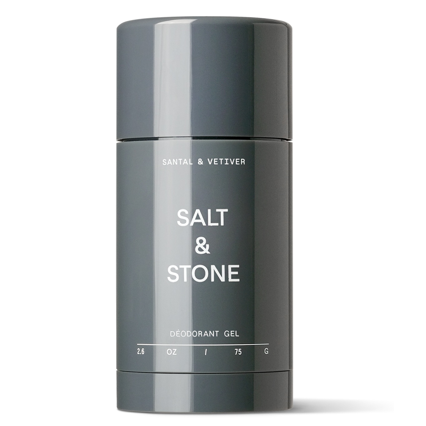Deodoran cu santal si vetiver pentru piele sensibila, 75 g, Salt &amp; Stone