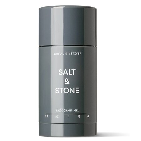 Deodorant natural pentru piele sensibila cu Santal si Vetiver, 75 g, Salt & Stone