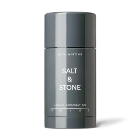 Deodorant natural pentru piele sensibila cu Santal si Vetiver, 75 g, Salt & Stone