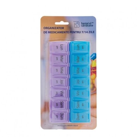 Organizator de medicamente 7/14 zile, Bazarul de Sanatate 665884
